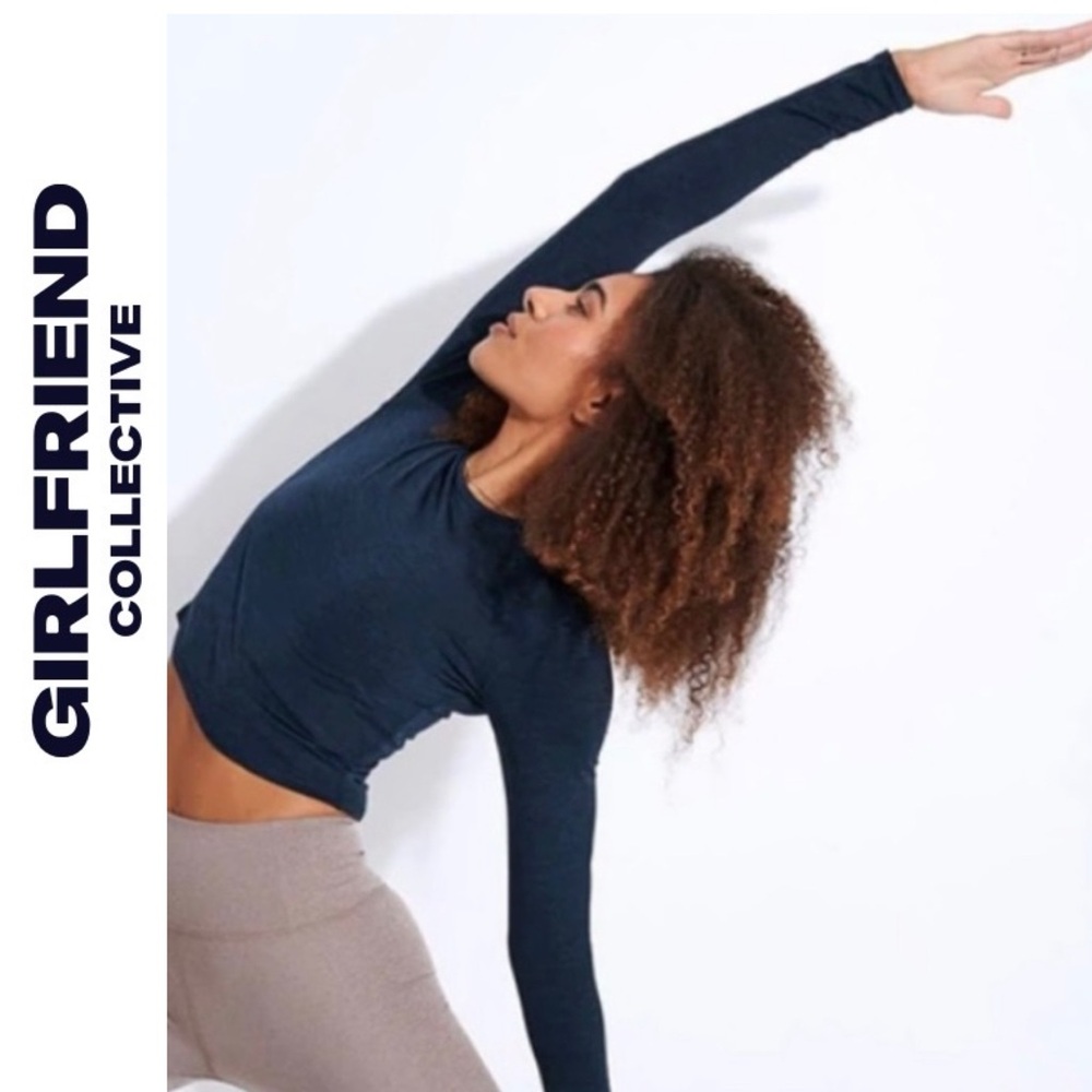 Girlfriend Collective Long Sleeve Cropped Top